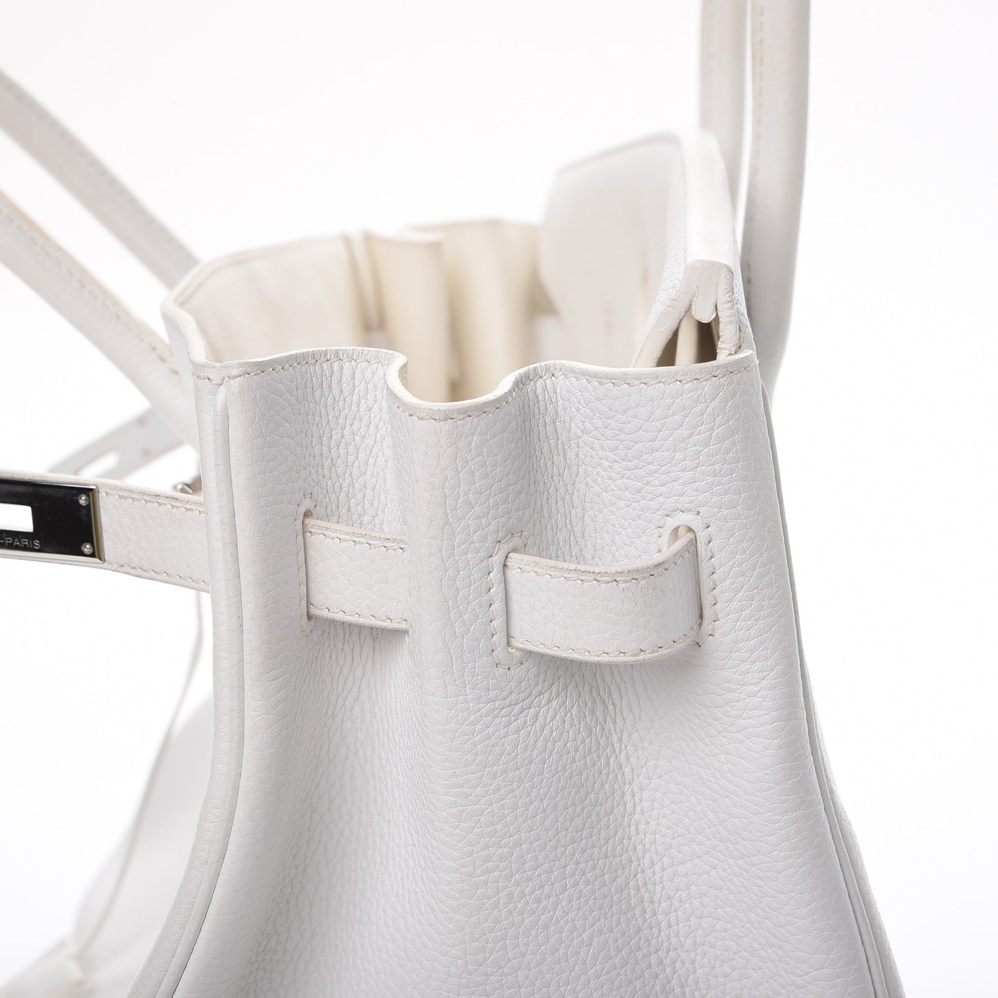 Taurillon Clemence Birkin 35 White