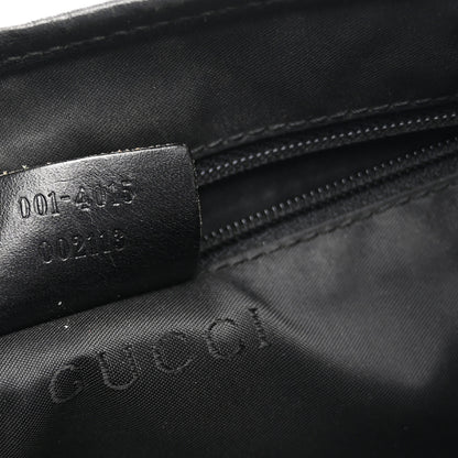 Gucci Monogram Jackie O Chain Hobo Black 7 of 13