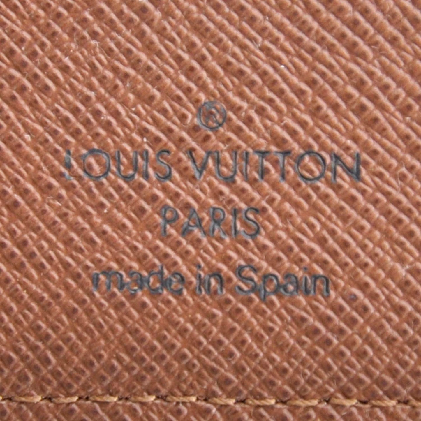 Monogram Pocket Agenda Cover