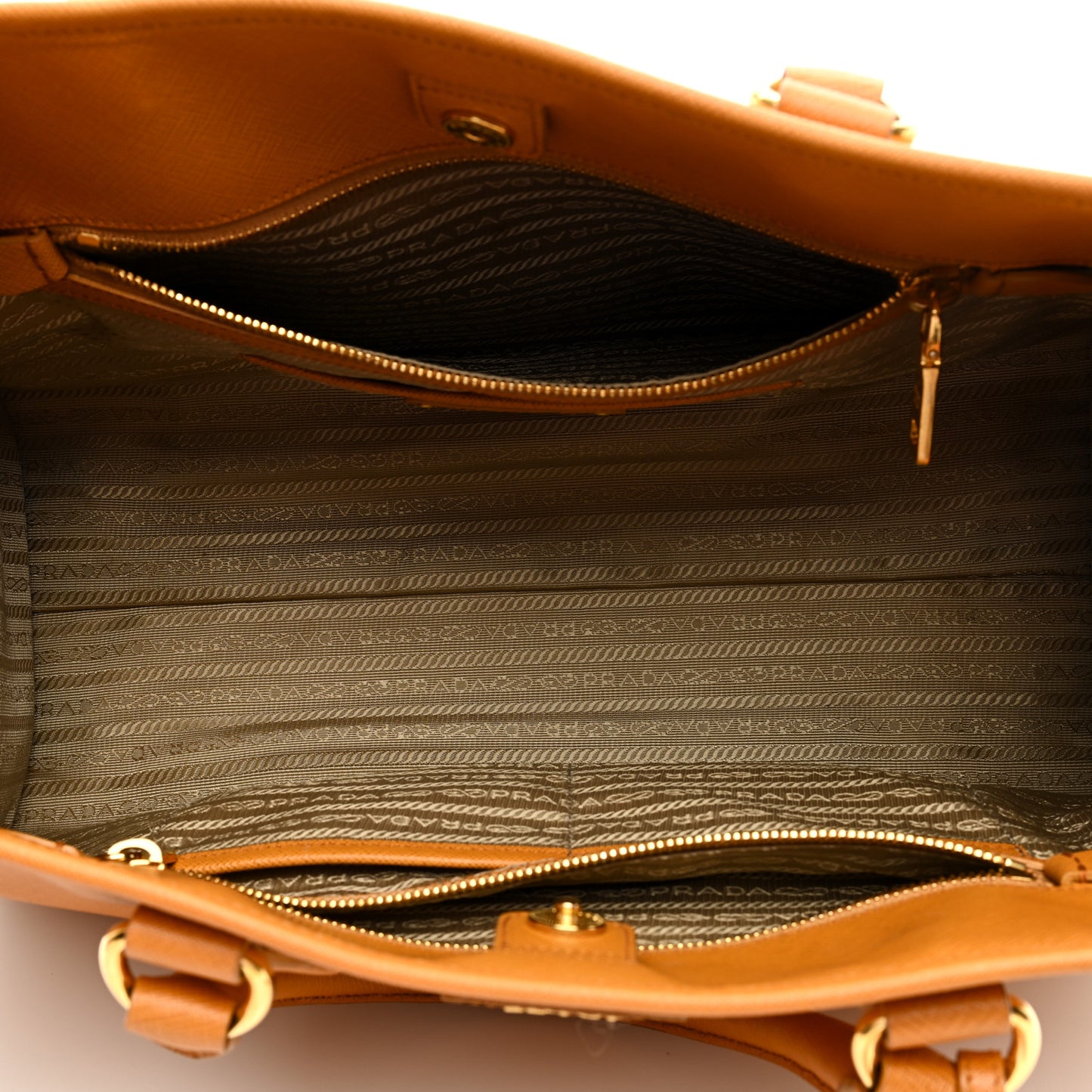 Saffiano Top Handle Bag Orange