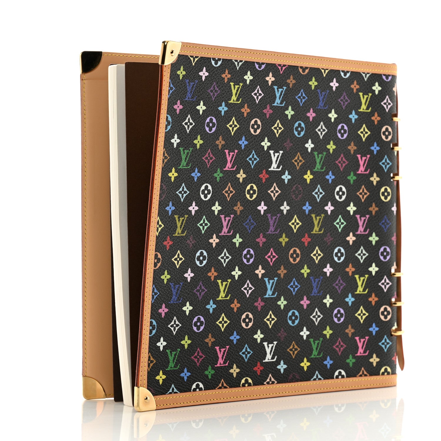 Louis Vuitton Monogram Multicolor Vendredi Agenda Journal Black