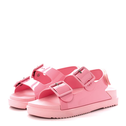 Gucci Rubber Mini Double G Womens Isla Dad Sandals 35 Wild Rose 3 of 9