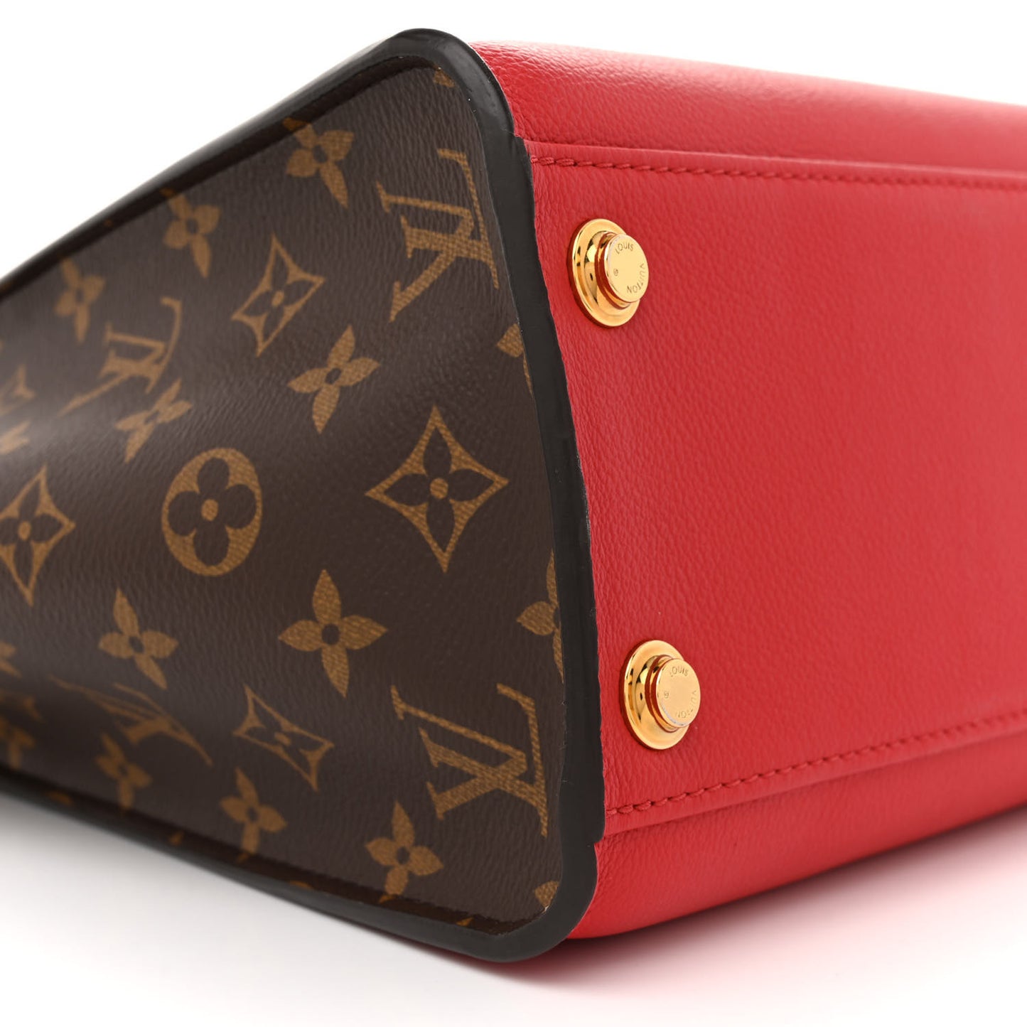 Calfskin Monogram On My Side Pirate Red