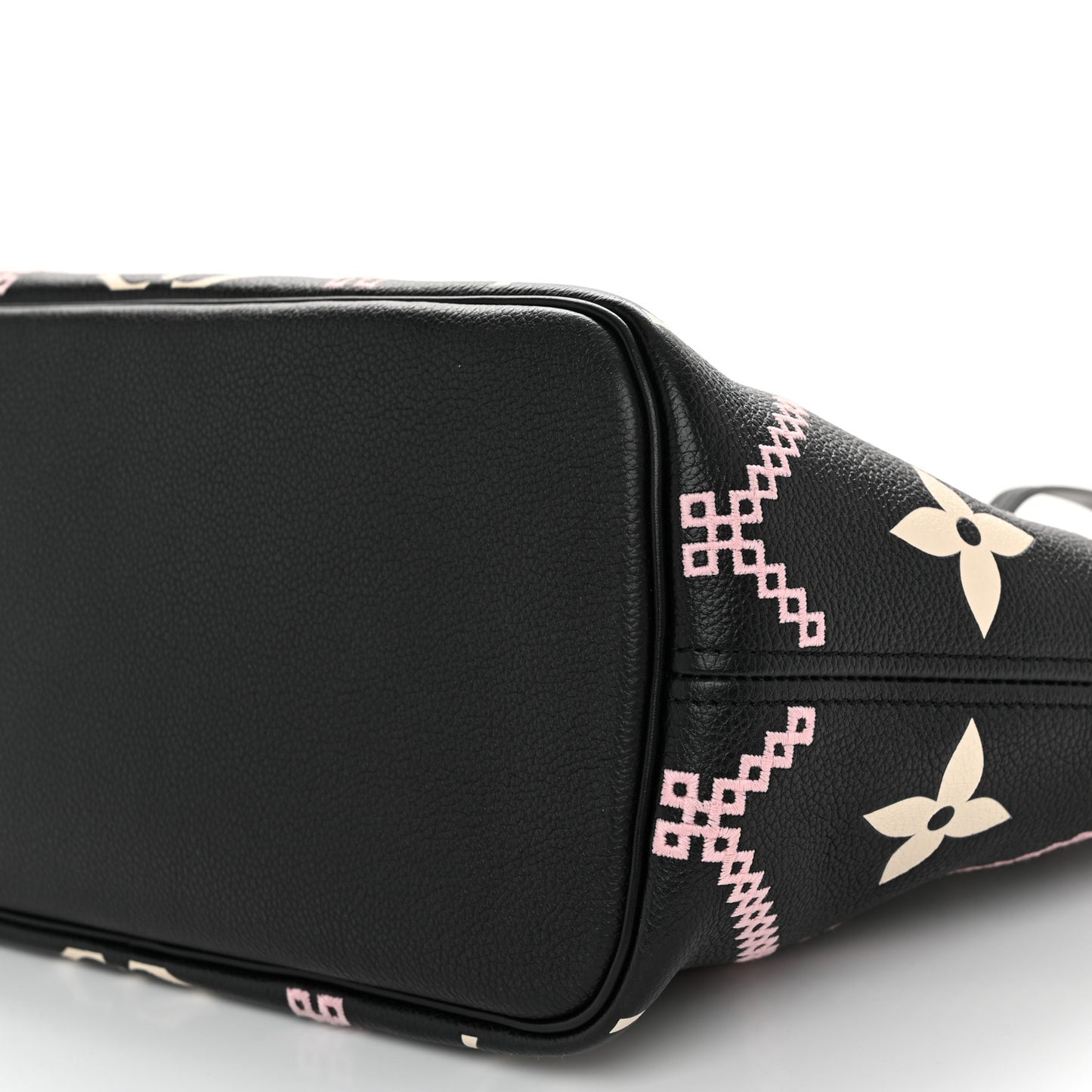 Empreinte Monogram Giant Broderies Neverfull MM Black