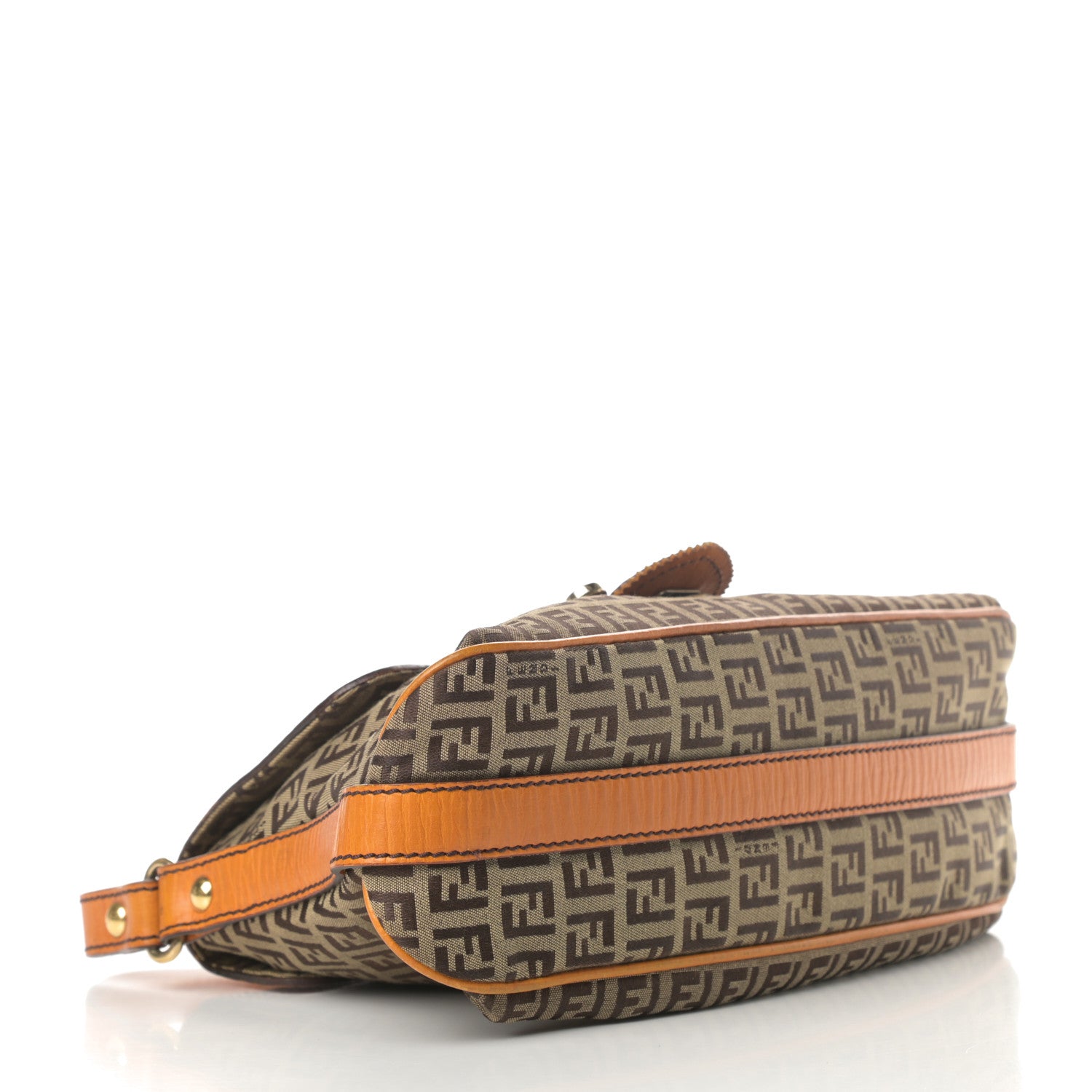 Fendi Zucchino Shoulder Bag Brown 4 of 12