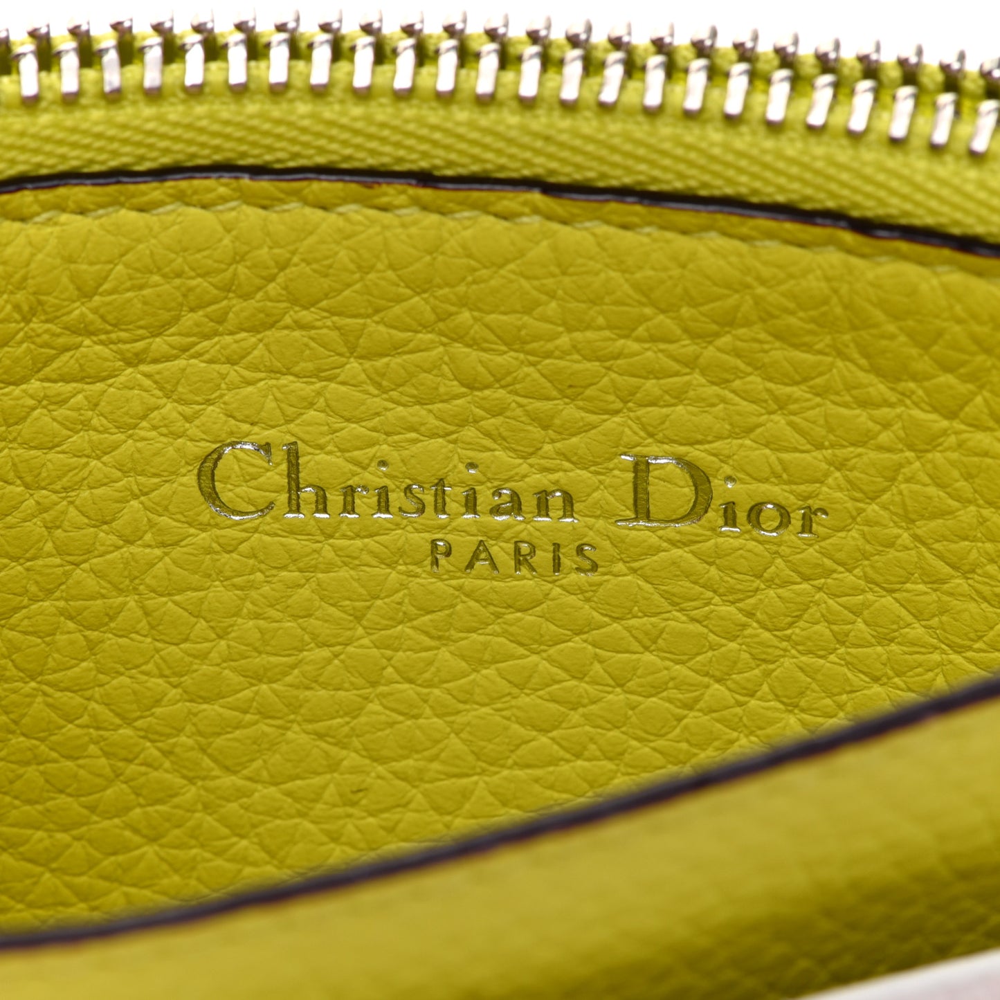 Bullcalf Tri-Color Diorissimo Card Holder Vert Acide