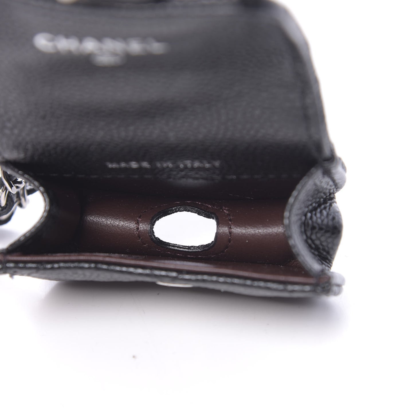 Caviar Quilted Airpods Pro Case Black