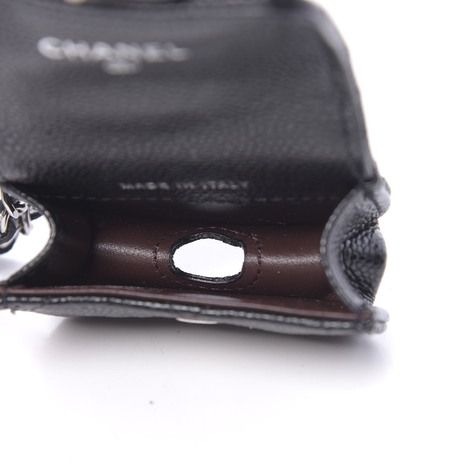 Chanel Caviar Quilted Airpods Pro Case Black 5 of 10