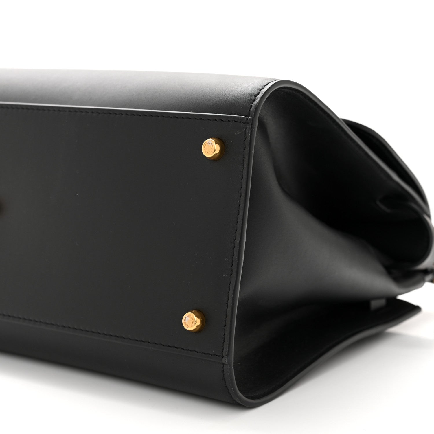 Dolce & Gabbana Vitello Morbido Large Sicily 58 Bag Black 10 of 11