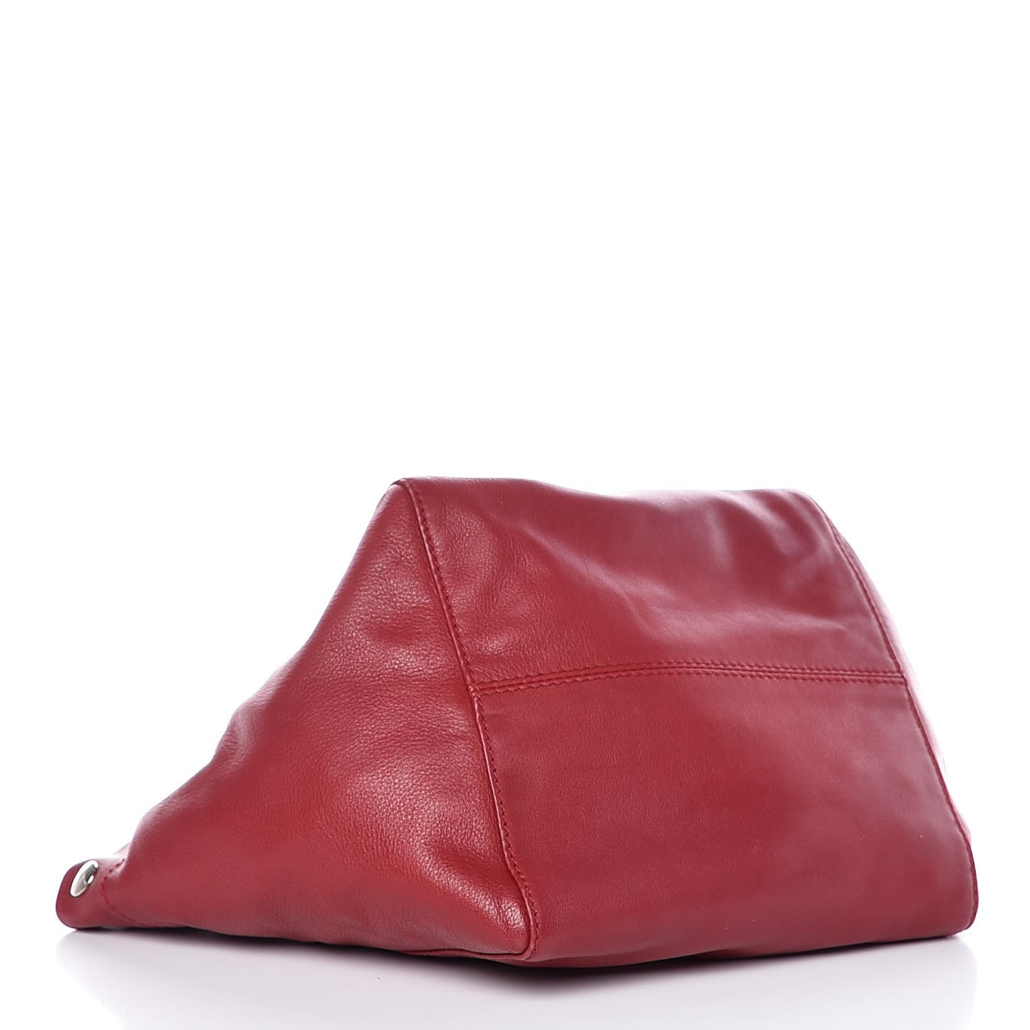 Calfskin Lola Tote Red