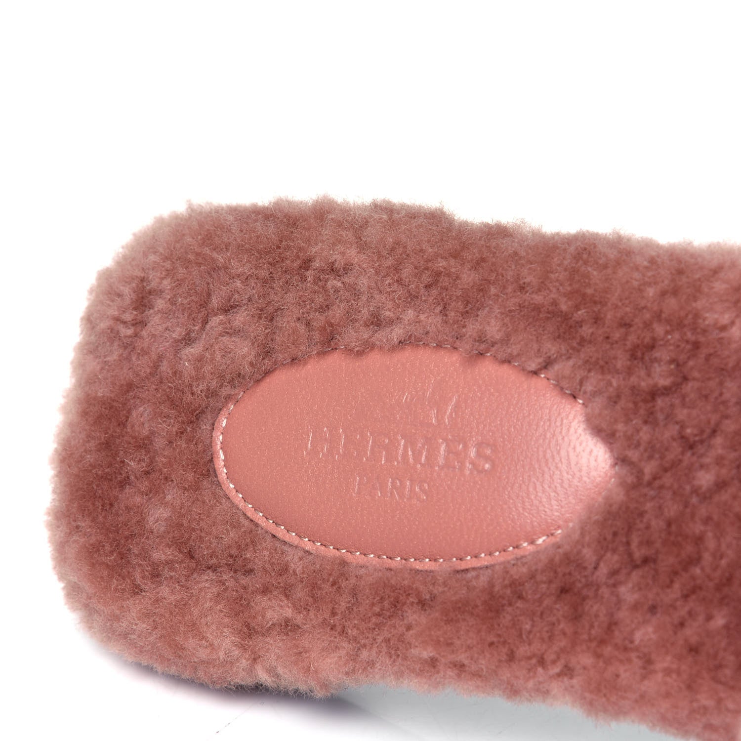 Hermes Woolskin Oran Sandals 36 Rose Aube 6 of 6