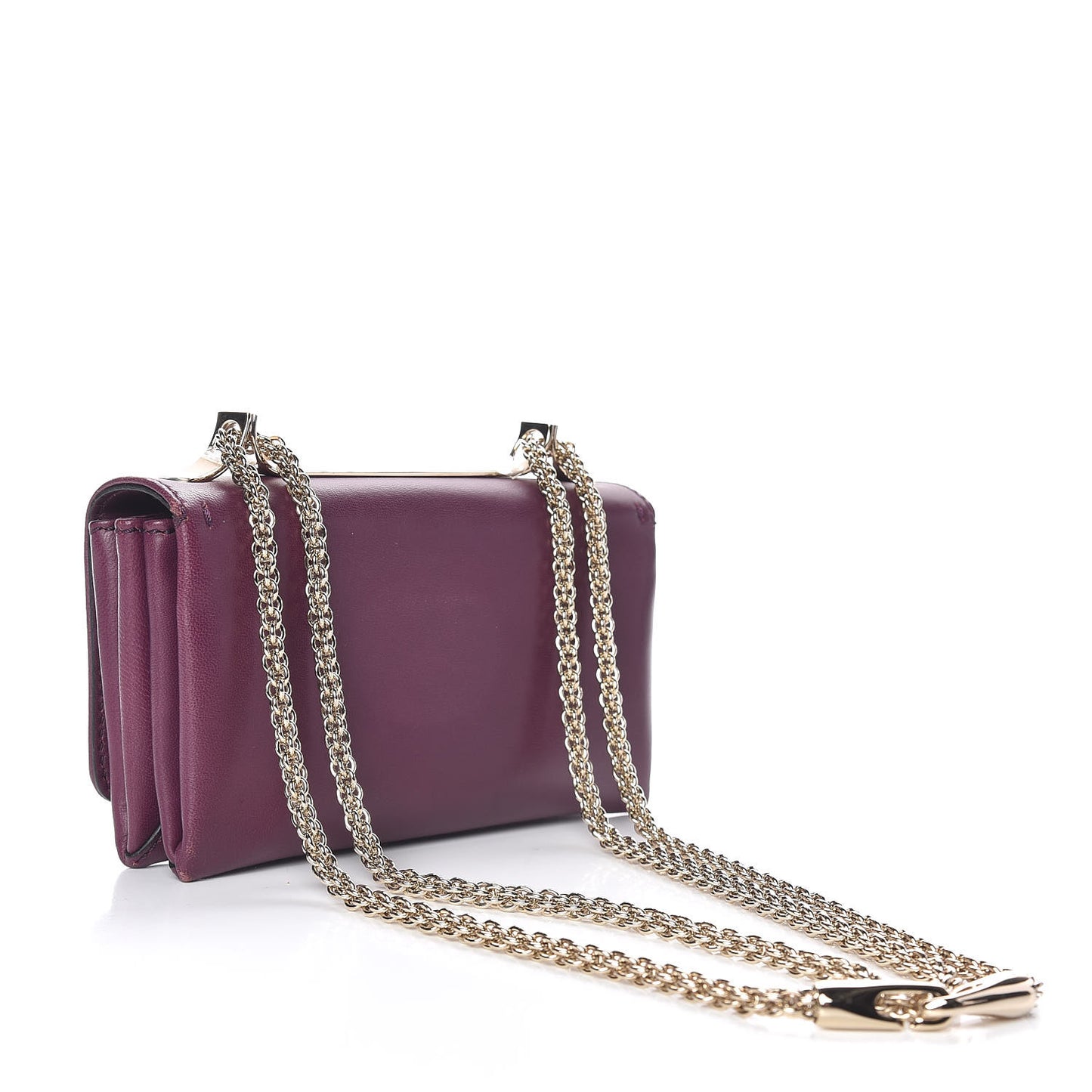 Nappa Mini Va Va Voom Shoulder Bag Aubergine