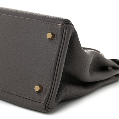 Hermes Togo Kelly Retourne 35 Etain 10 of 12