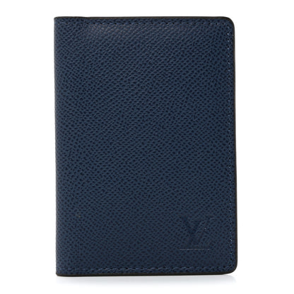 Louis Vuitton Taiga Pocket Organizer NM Blue Marine 1 of 7