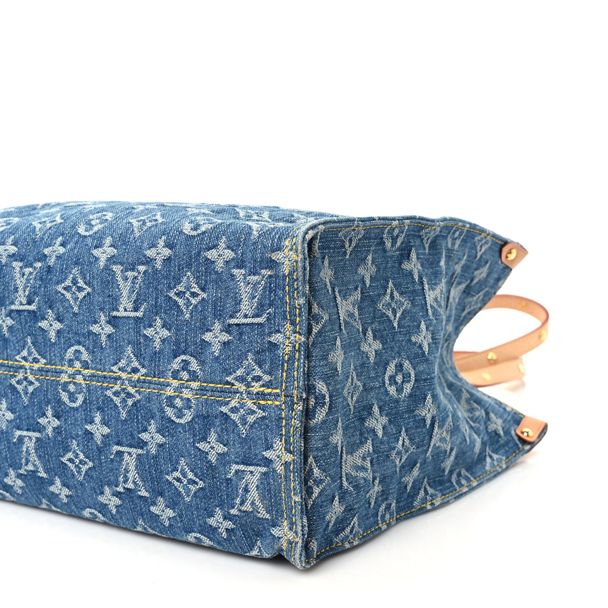 Louis Vuitton Monogram Denim Onthego MM Blue 8 of 8