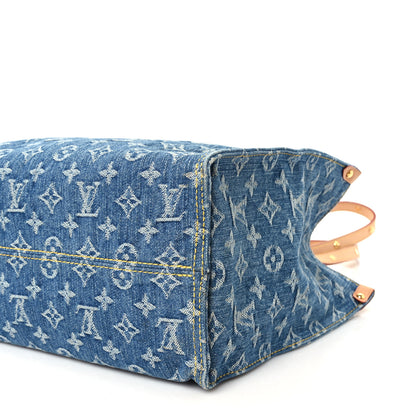 Louis Vuitton Monogram Denim Onthego MM Blue 8 of 8