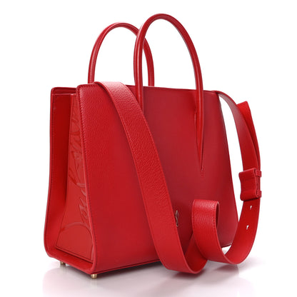 Christian Louboutin Calfskin Spikes Loubinthesky Medium Paloma Red 3 of 9