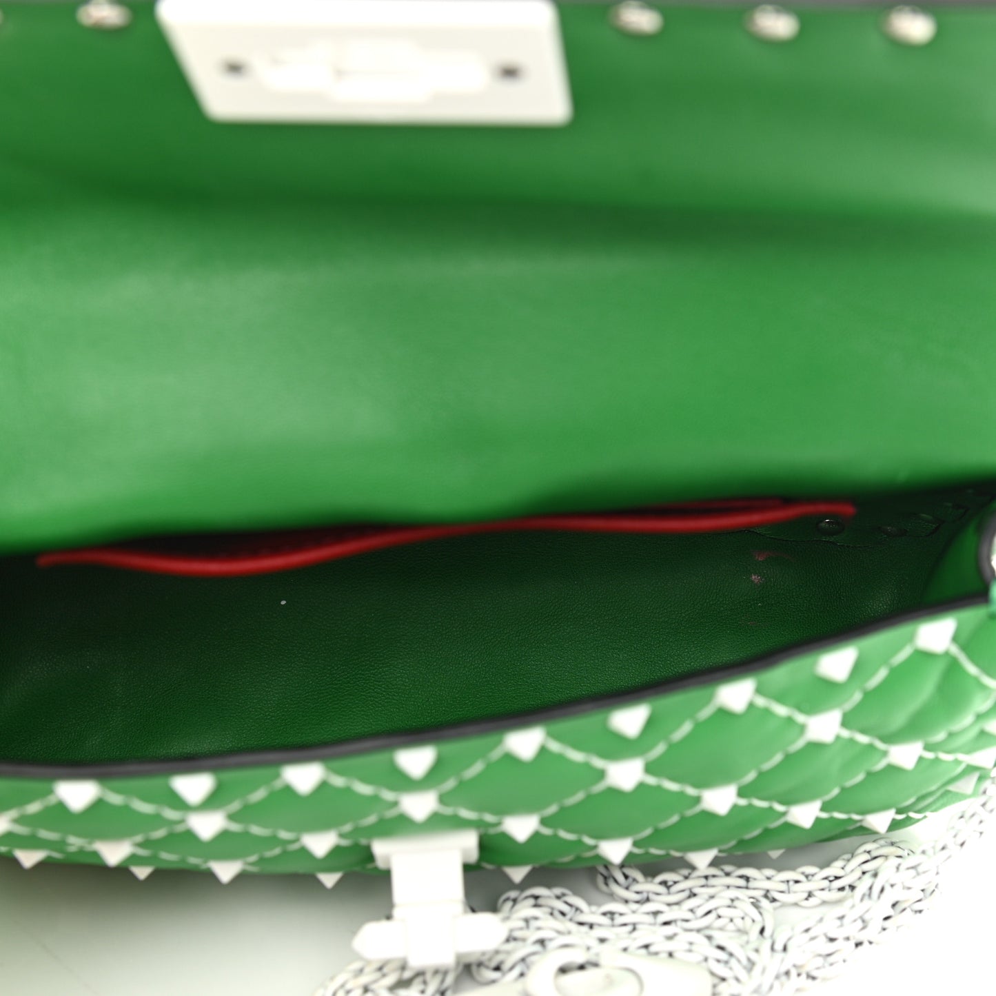Nappa Small Free Rockstud Spike Shoulder Bag Peppermint