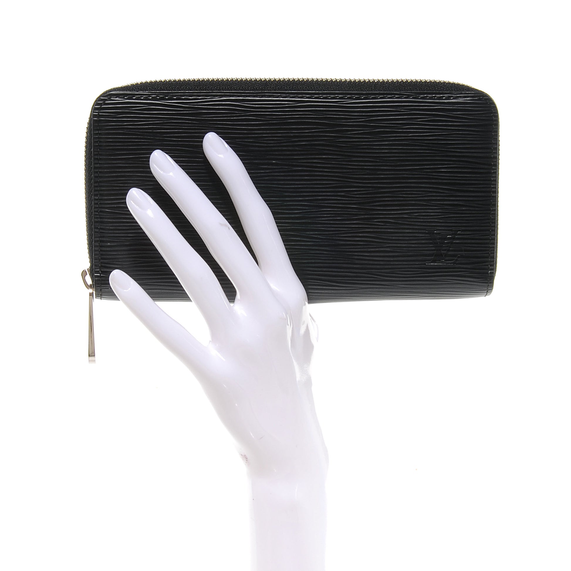 Louis Vuitton Epi Zippy Wallet Black 2 of 8