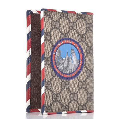 Gucci GG Supreme Monogram Courrier Passport Case 3 of 8