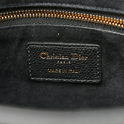 Christian Dior Grained Calfskin Large Lady Dior Black 6 of 12