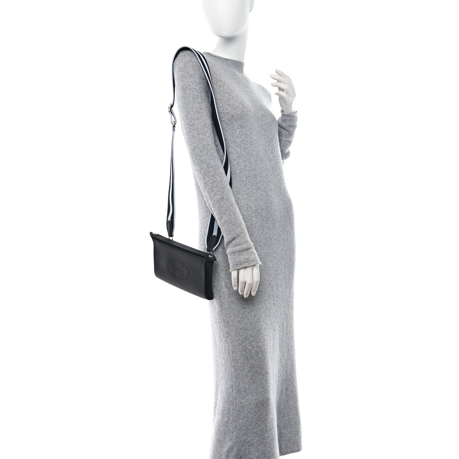 Hermes Togo Videpoches Black Light Blue 2 of 10