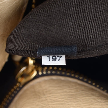 Miu Miu Vitello Lux Bow Bag Quarzo 11 of 11