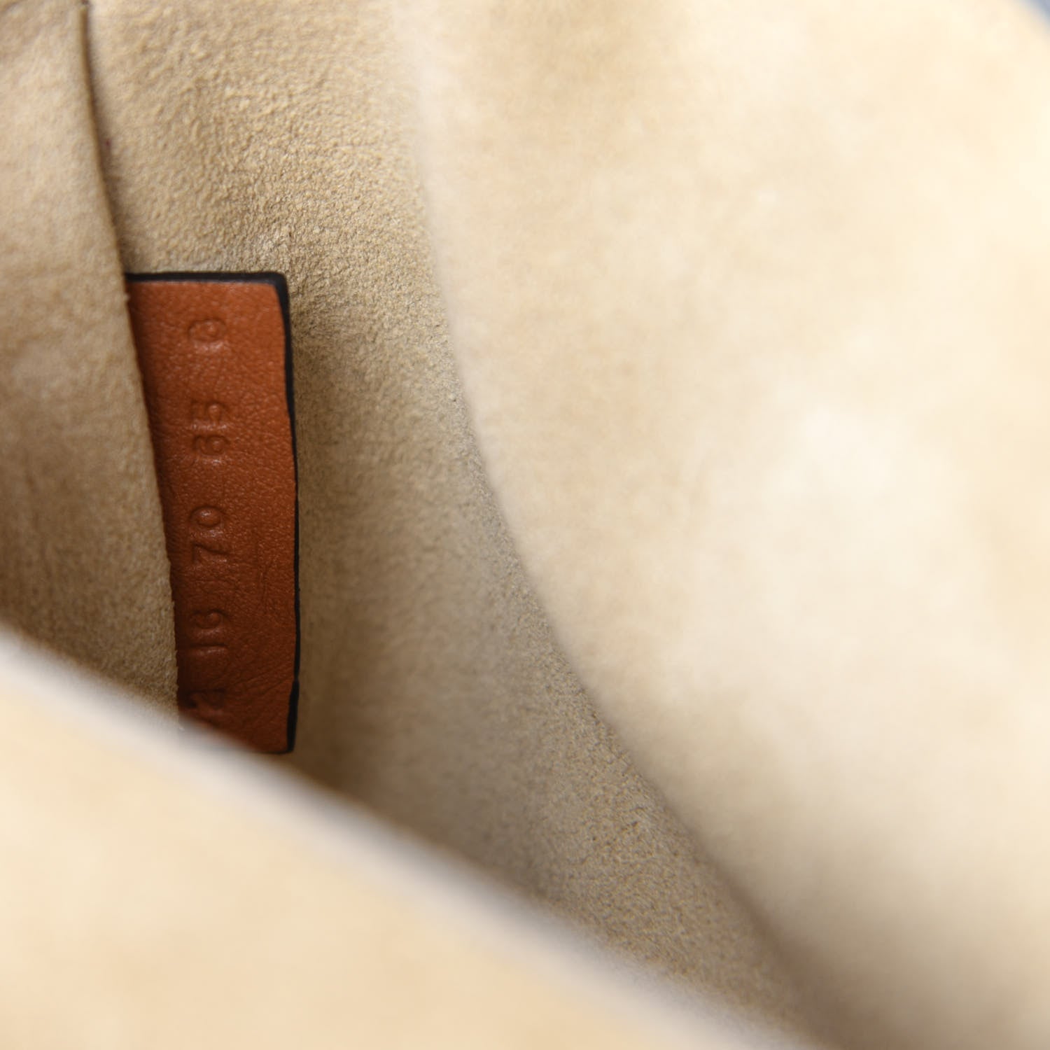 Chloe Calfskin Suede Rainbow Patchwork Drew Shoulder Bag Caramel 9 of 10
