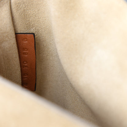 Chloe Calfskin Suede Rainbow Patchwork Drew Shoulder Bag Caramel 9 of 10