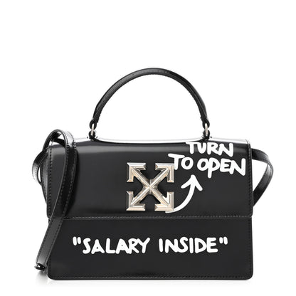 Off-White Calfskin Salary Jitney 1.4 Shoulder Bag Black 1 of 11