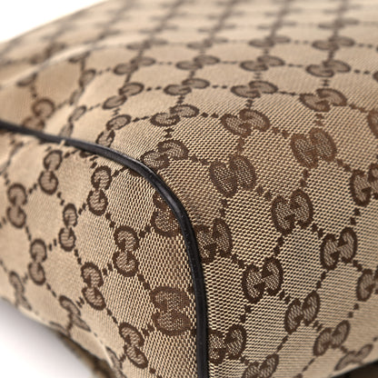 Gucci Monogram Small Flap Messenger Bag Beige Dark Brown 10 of 21