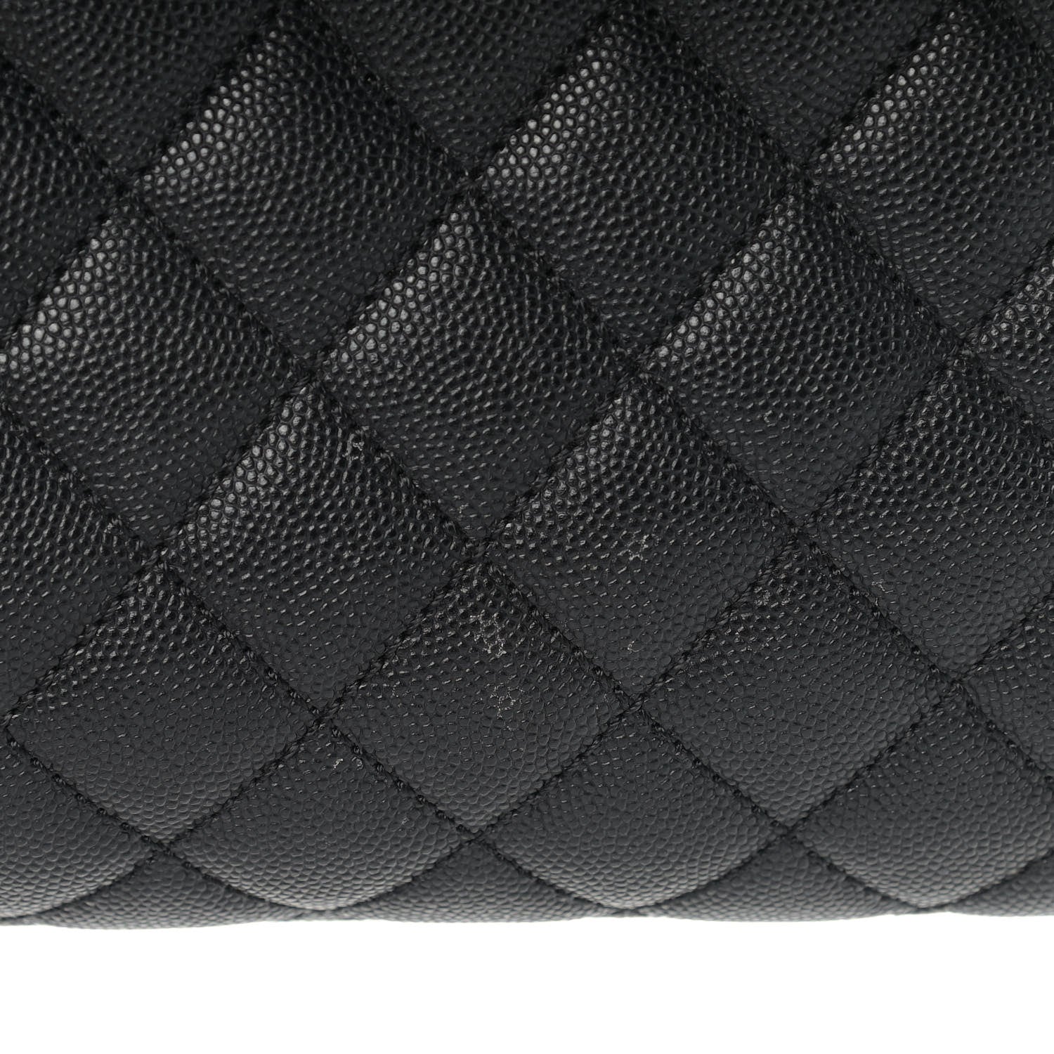 Chanel Caviar Lizard Quilted Large Coco Handle Flap Black 11 of 13