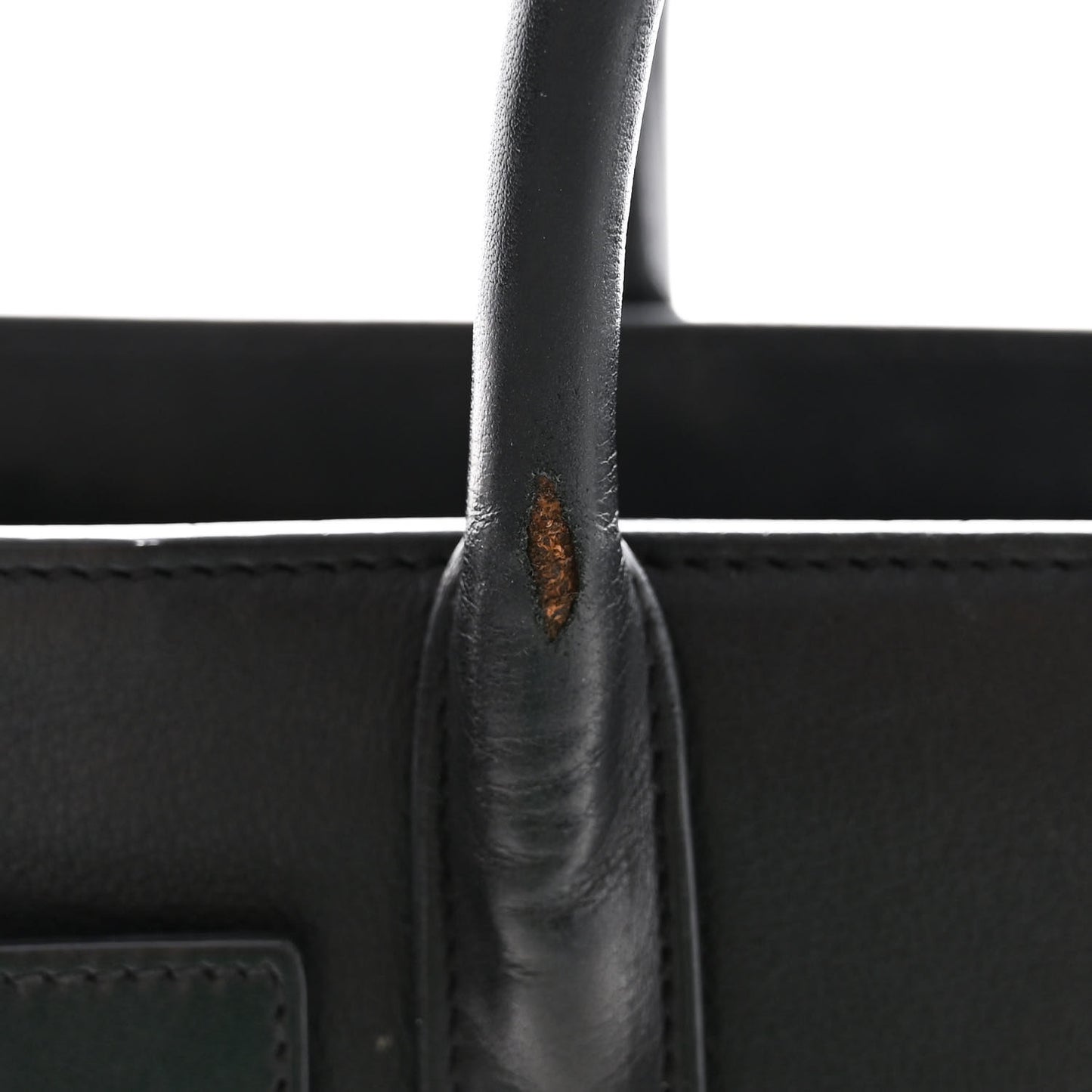 Calfskin Nano Sac De Jour Black