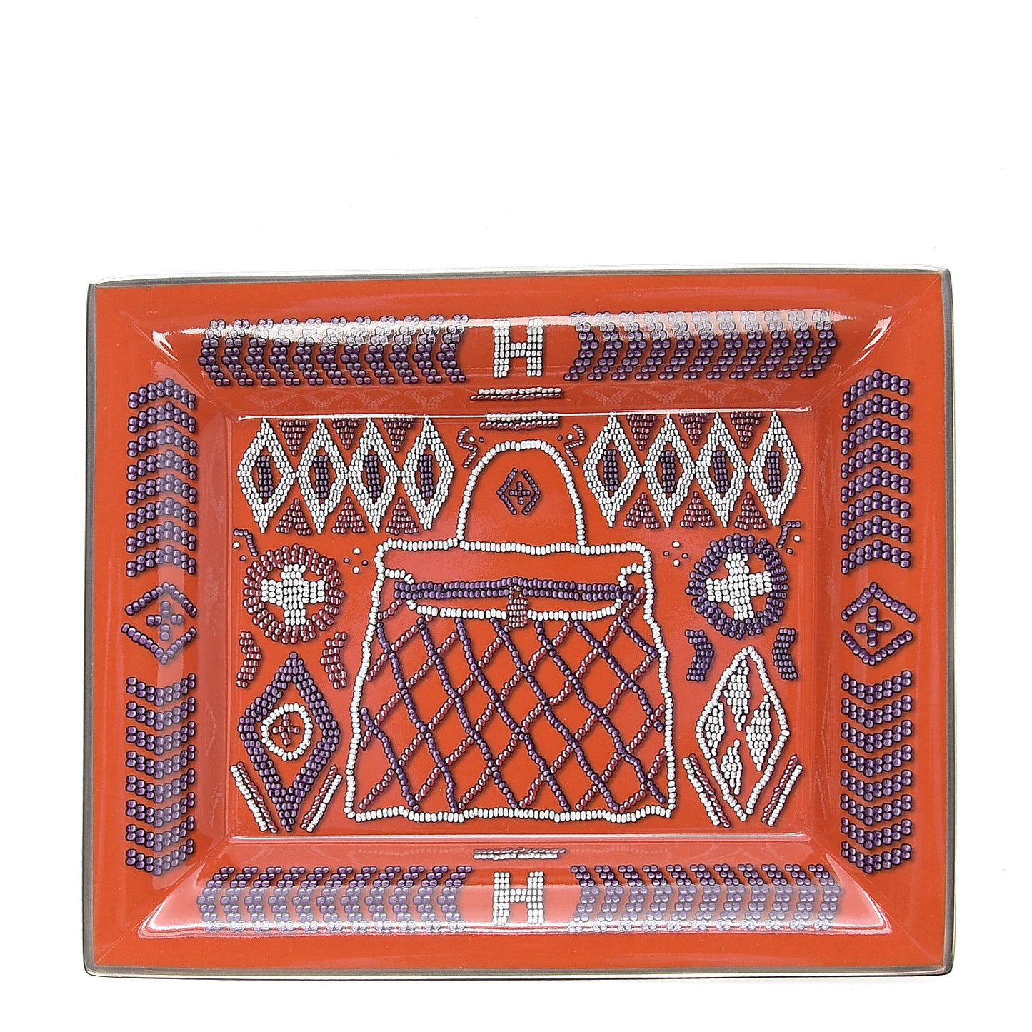 Porcelain Kelly En Perles Change Tray