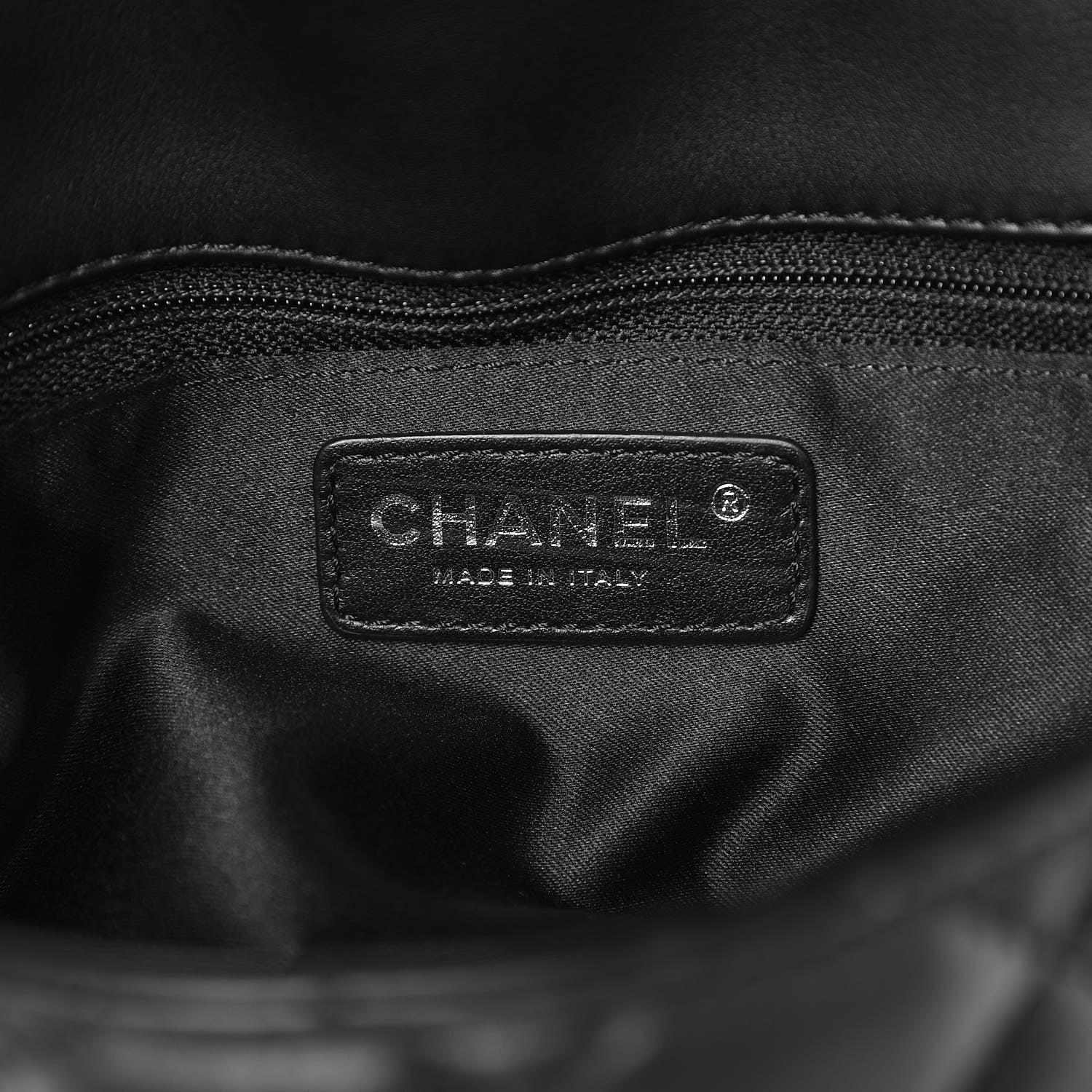 Chanel Lambskin Quilted Jumbo 3 Flap Bag Black 6 of 7