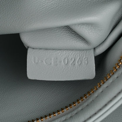 Celine Shiny Calfskin Medium Triomphe Soft Blue 8 of 11