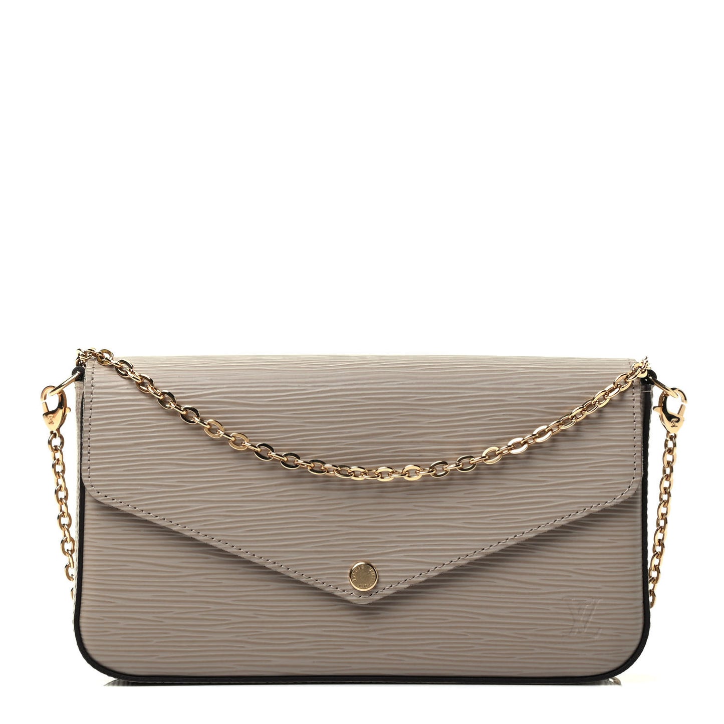 Epi Felicie Pochette Chain Wallet Galet