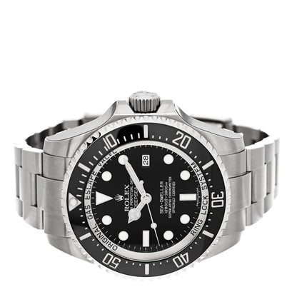 Rolex Stainless Steel 44mm Oyster Perpetual Date Sea-Dweller Deepsea Watch Black 116660 2 of 4