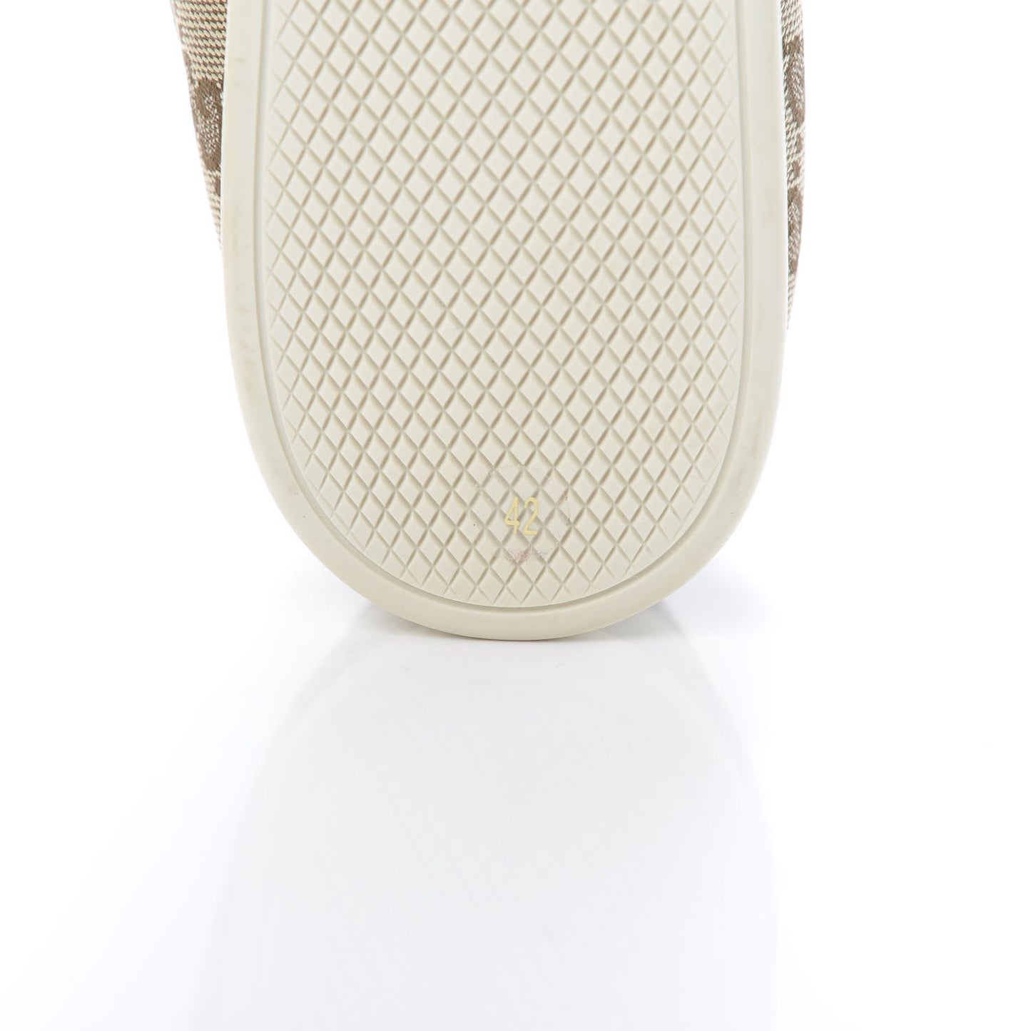 Suede Monogram Web Womens Falacer Sneakers 42 Nocciola Beige Mystic White Hibiscus Red