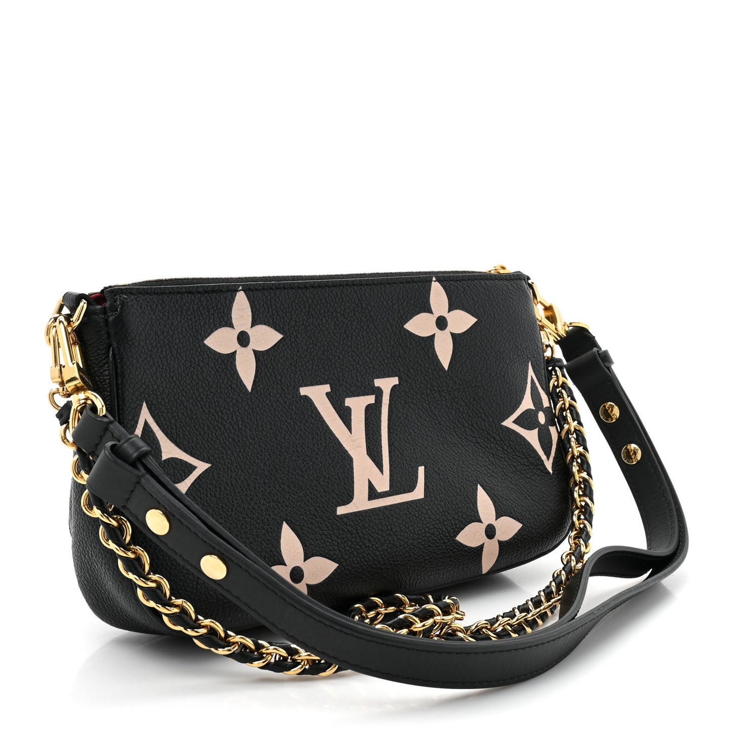 Empreinte Monogram Giant Multi Pochette Accessories Black Beige