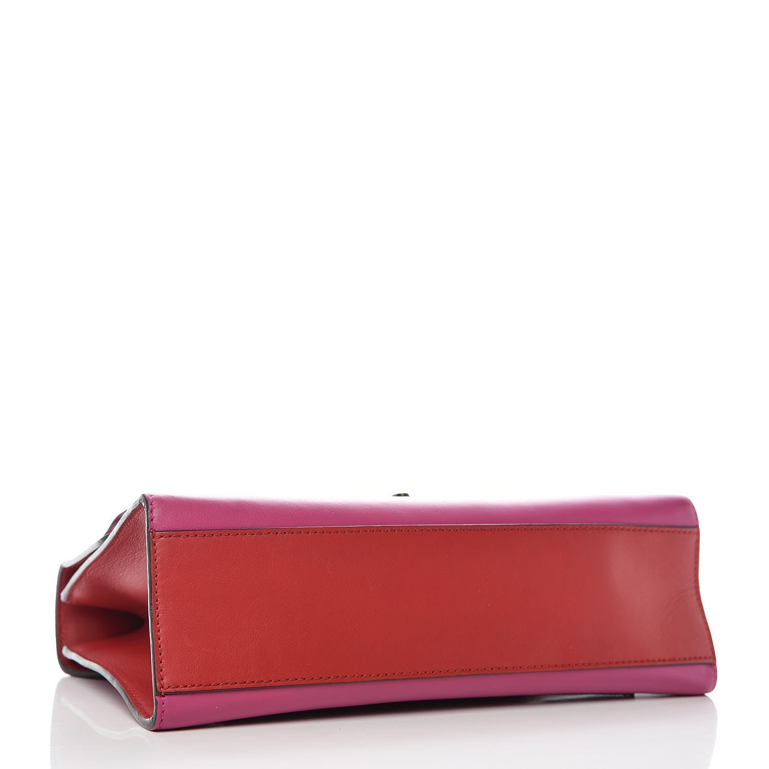 Gucci Moon Calfskin Bi-Color Medium Padlock Shoulder Bag New Rosette Hibiscus Red 4 of 12
