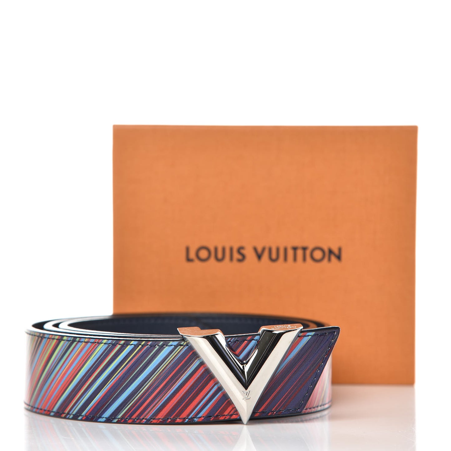 Epi Tropical Printed Essential V 35MM Belt 90 36 Vert Rouge