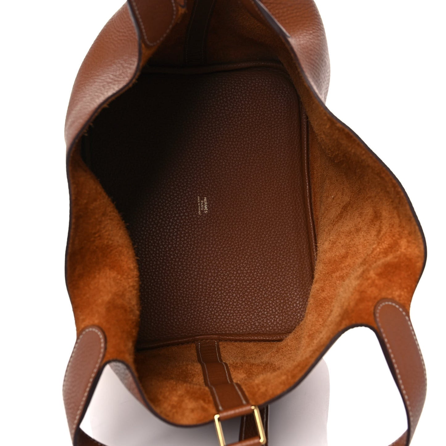 Taurillon Clemence Picotin Lock 26 GM Gold