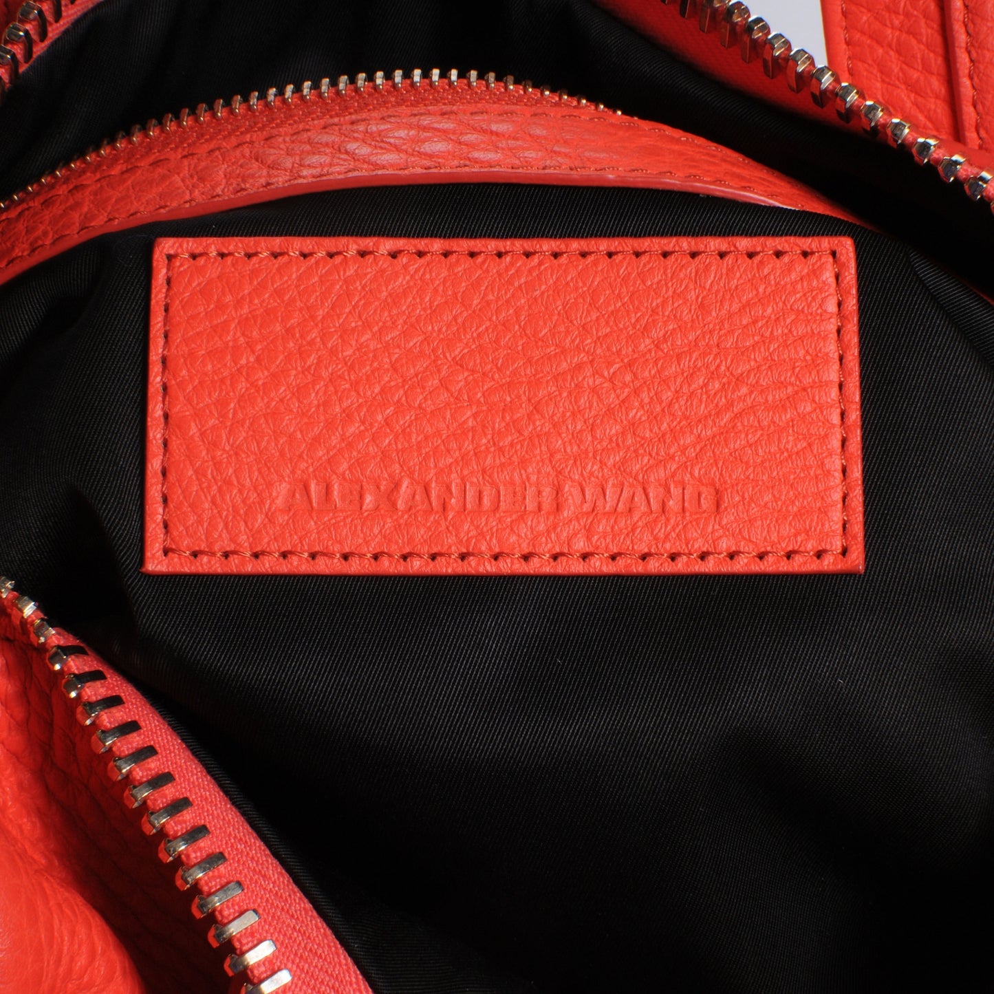 Leather Rocco Tangerine