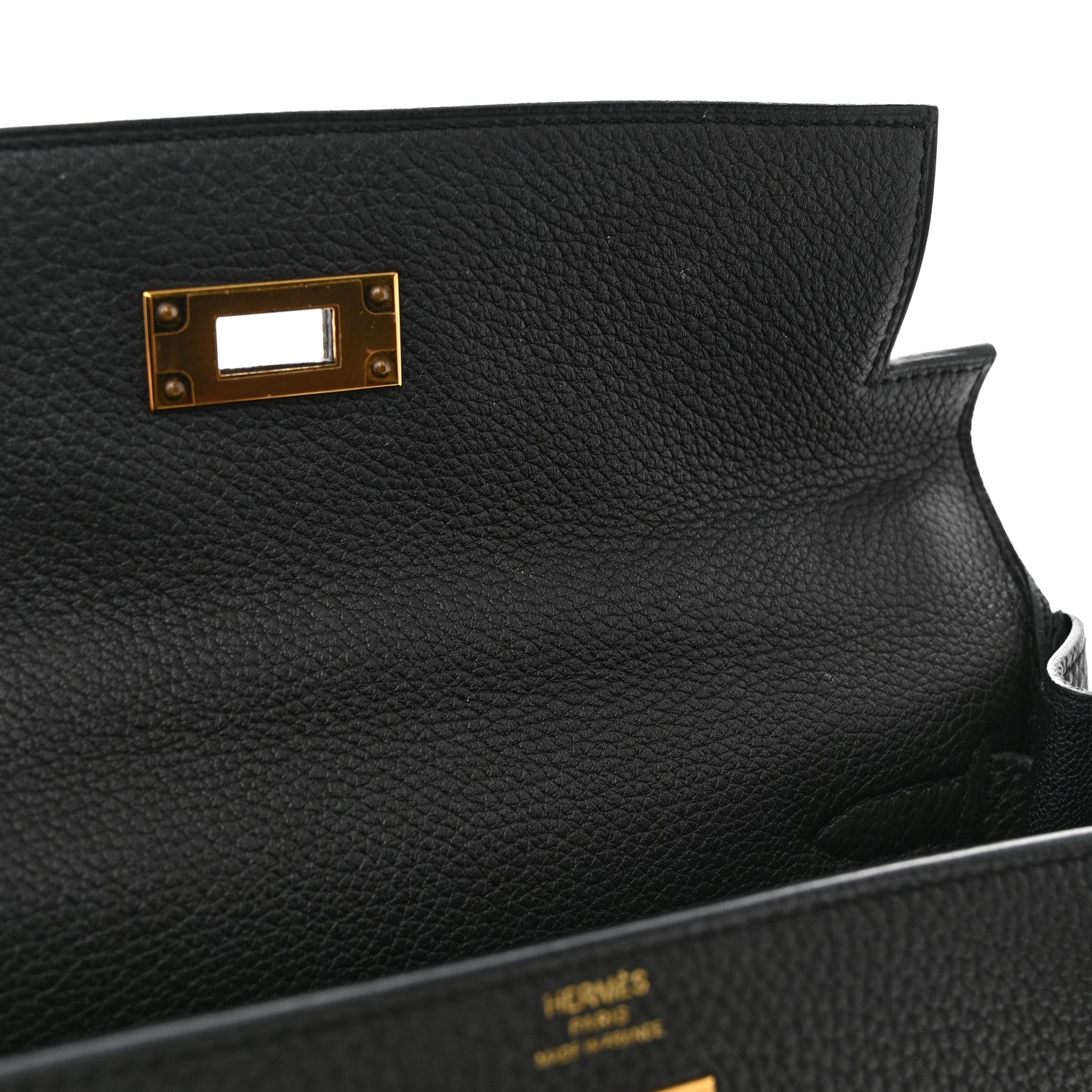 Hermes Togo Kelly Retourne 28 Black 11 of 11