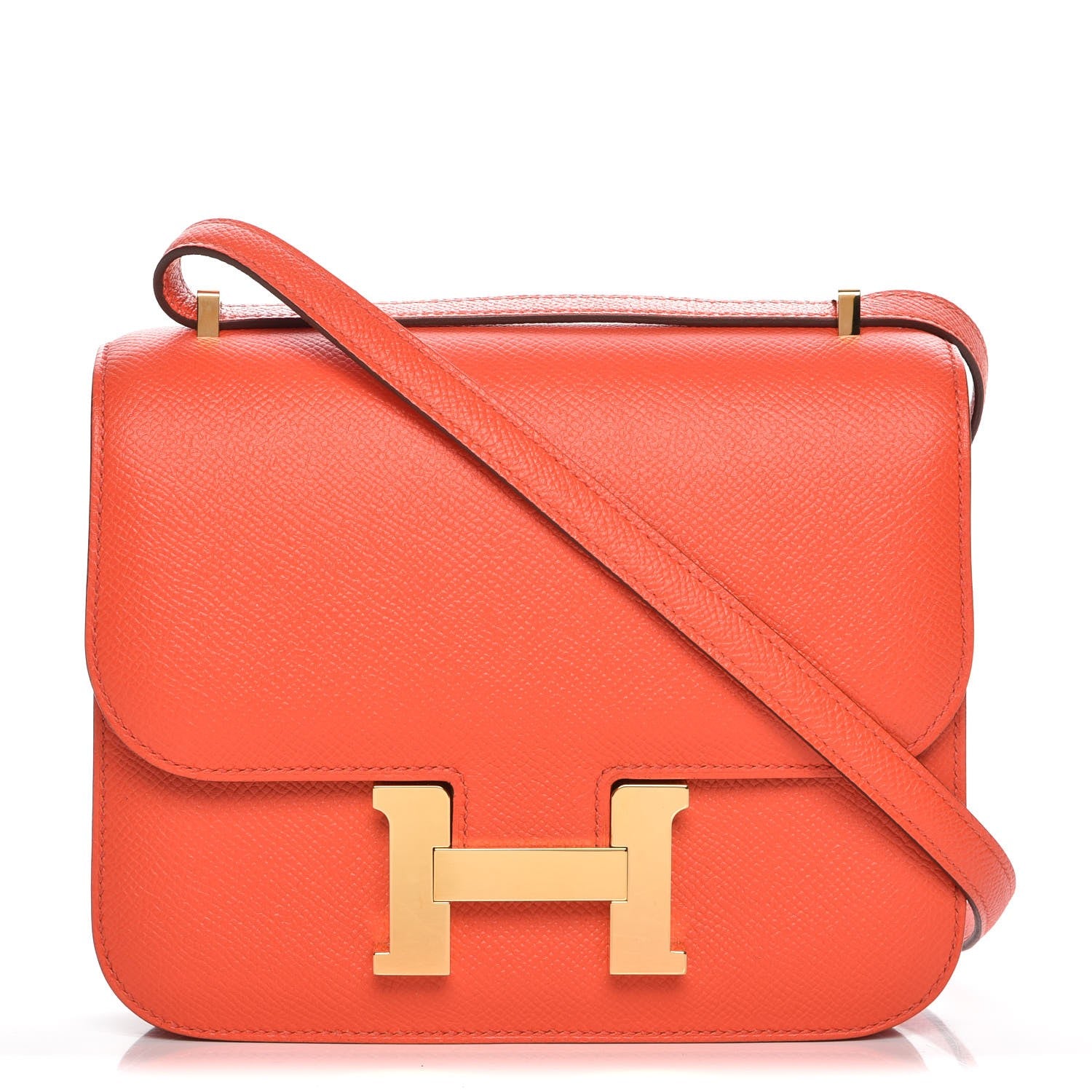 Hermes Epsom Constance 18 Poppy 1 of 16