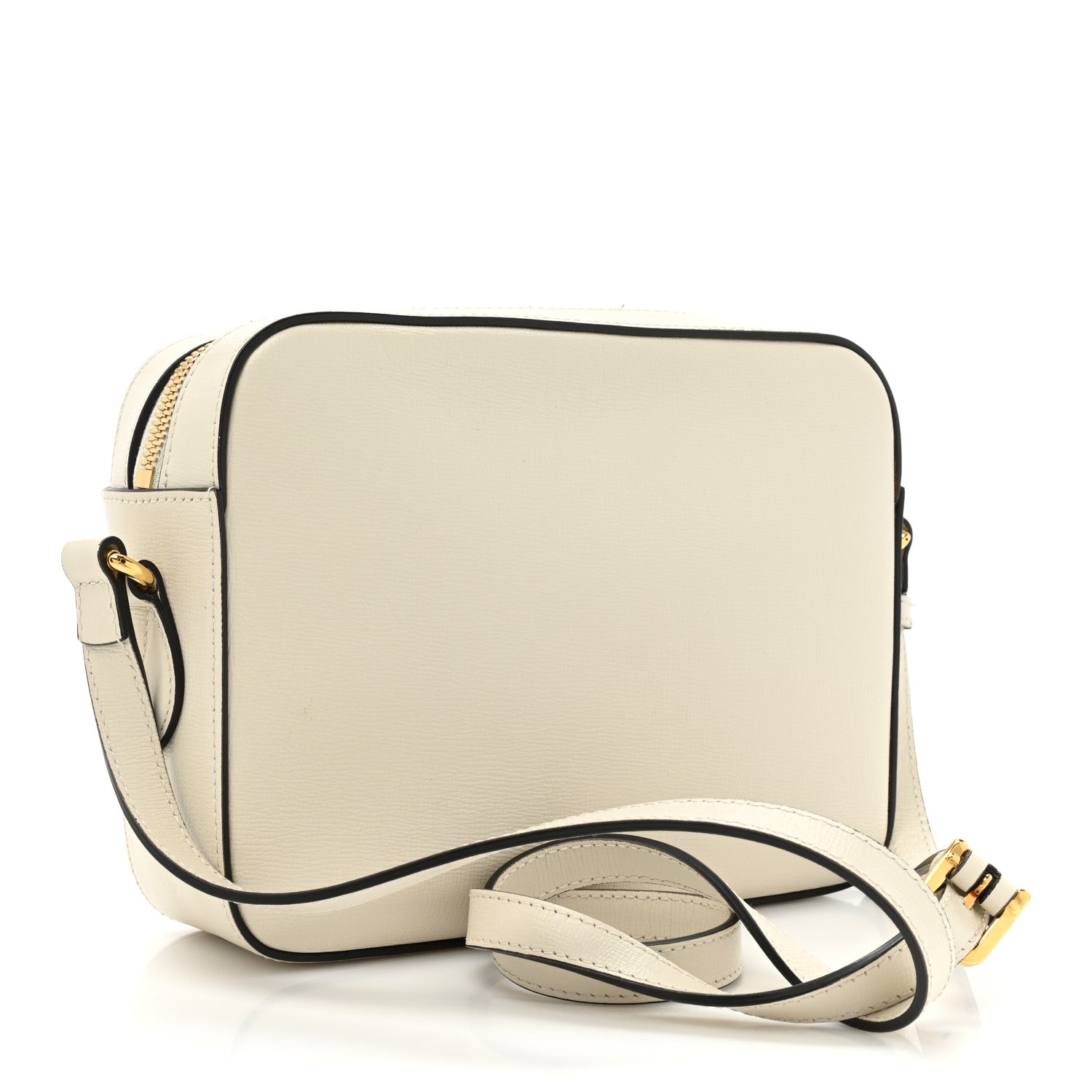 Gucci Azalea Calfskin Small Horsebit 1955 Shoulder Bag Mystic White 3 of 11