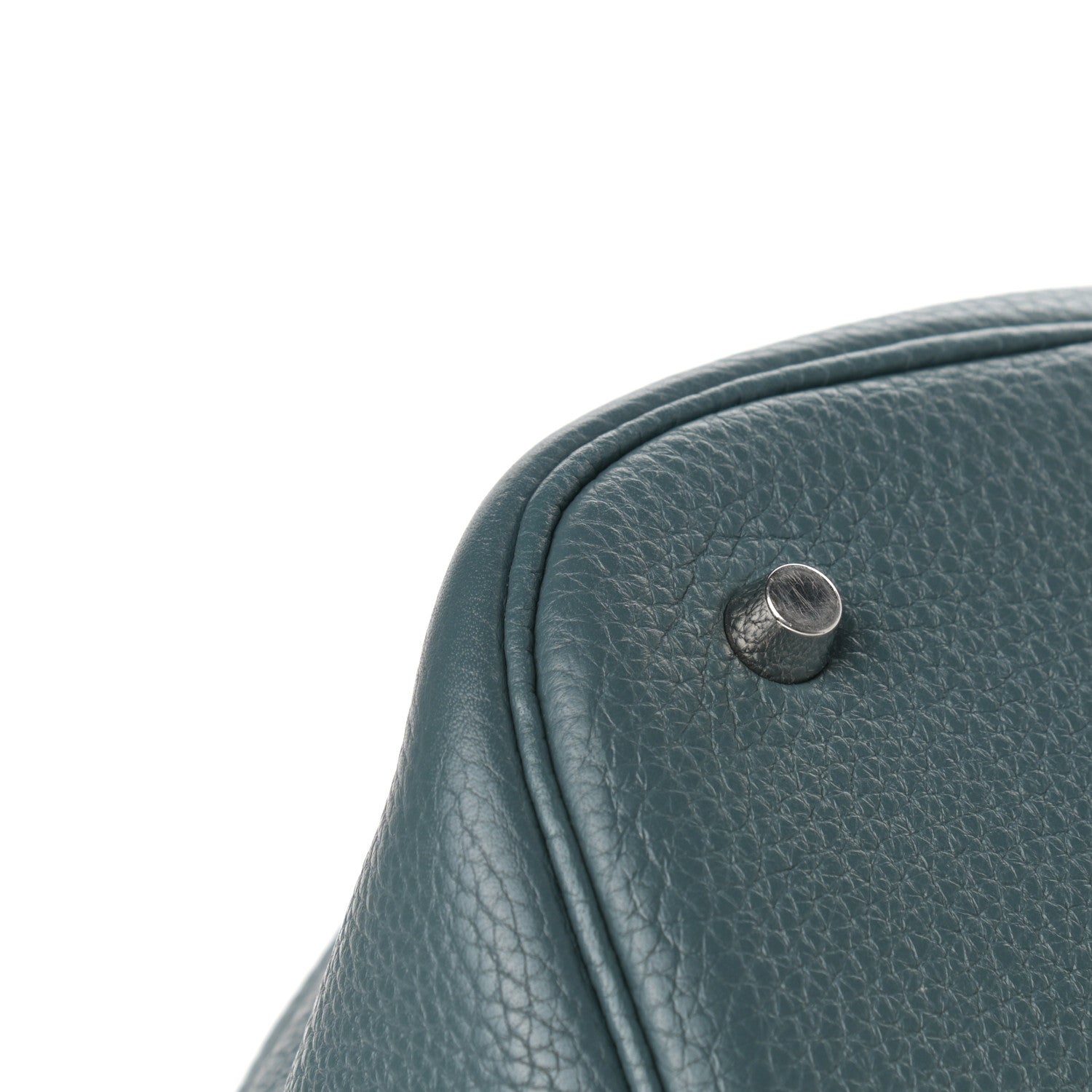 Hermes Taurillon Clemence Picotin Lock 26 GM Bleu Orage 7 of 19