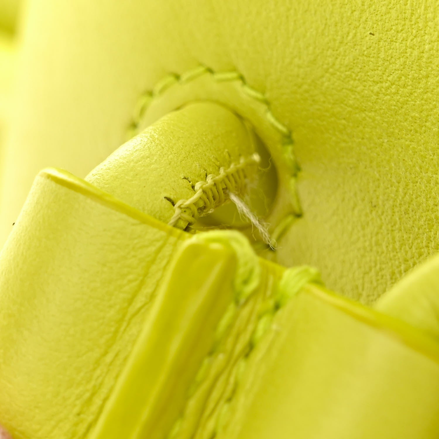 Proenza Schouler Calfskin Perforated Medium Bucket Bag Sulphur 14 of 14