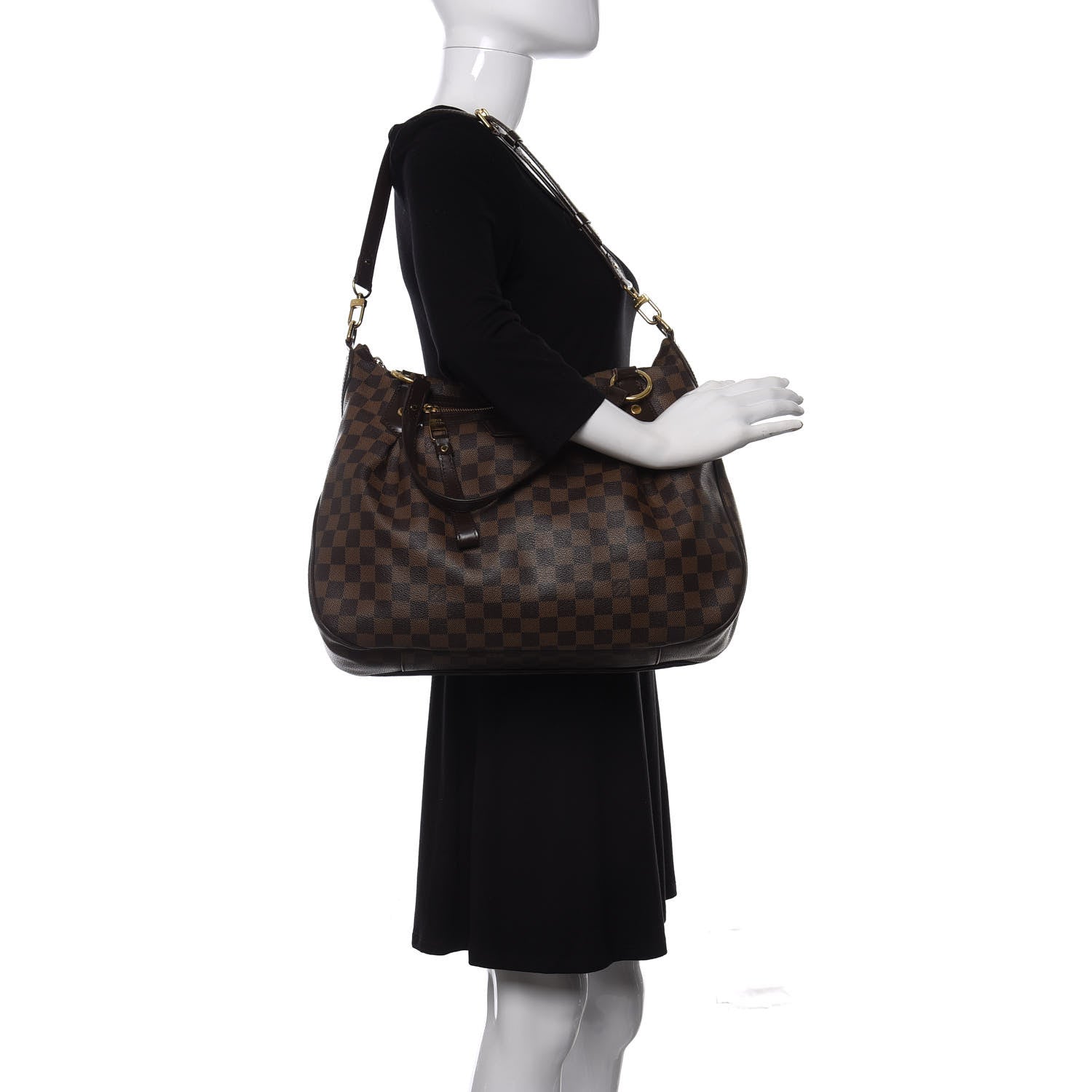 Louis Vuitton Damier Ebene Evora MM 2 of 16